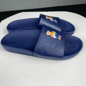 Polo Ralph Lauren Mens Blue Cayson Polo Beach Bear Navy Sz 13,Casual,Comfort